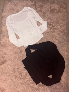 2 Pack Bundle - SHEIN Long Sleeve Tops